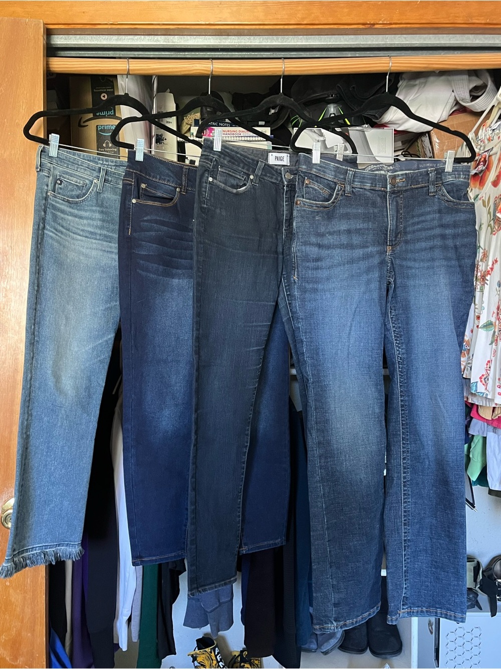 Designer jeans size 10 Set of 4